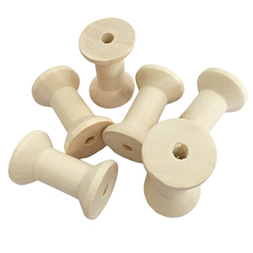 LIFKOME 10Stücke Leere Holzspulen Bastelspulen Für DIY Projekte Glatt Geschliffen Langlebig Vielseitig Einsetzbar Für Fäden Und Zwirn Zum Dekorieren Und Basteln LIFKOME 10Stücke Leere Holzspulen Bastelspulen Für DIY Projekte Glatt Geschliffen Langlebig Vielseitig Einsetzbar Für Fäden Und Zwirn Zum Dekorieren Und Basteln von LIFKOME