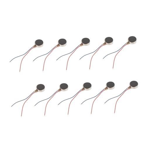 LIFKOME 10Stücke Mini Vibrationsmotoren Mehrzweck Mini Motoren für Beauty Massager Dc Hohe Härte Temperaturbeständig Leise und Langlebig für DIY Projekte von LIFKOME