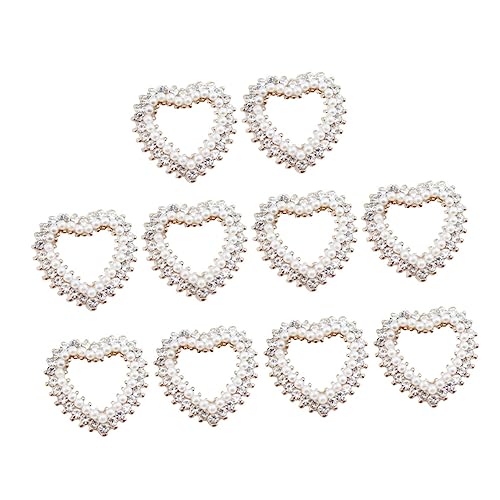 LIFKOME 10Stücke Perlen DIY Schmuckzubehör Für Kleidung Und Haarschmuck Herzform Kristallperlen Für Bastelarbeiten Für Armbänder Halsketten Und Projekte LIFKOME 10Stücke Perlen DIY Schmuckzubehör Für Kleidung Und Haarschmuck Herzform Kristallperlen Für Bastelarbeiten Für Armbänder Halsketten Und Projekte von LIFKOME