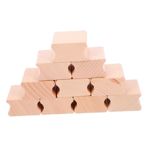 LIFKOME Holzstempel Satz Mit 10 Stück Blanko-holzstempeln Für Scrapbook Diy-siegel Und Handbuchstempel von LIFKOME