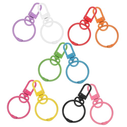 LIFKOME 10Stücke Schlüsselanhänger Clips DIY Taschenanhänger mit Schlüsselanhänger Zubehör Sicher und Langlebig Praktische Schlüsselorganisation und Dekoration LIFKOME 10Stücke Schlüsselanhänger Clips DIY Taschenanhänger mit Schlüsselanhänger Zubehör Sicher und Langlebig Praktische Schlüsselorganisation und Dekoration von LIFKOME