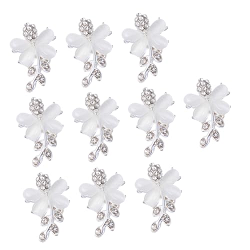 LIFKOME 10Stücke Schmetterlings Charms Stilvolle DIY Maniküre Dekoration für Nagelkunst Hochwertige Wassersteine Zubehör für Nageldesigns von LIFKOME