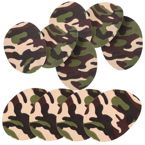 LIFKOME 10Stücke Teiliges Eisen Patches Handwerksflecken für Kleidung Ellbogen und Knie für DIY Reparaturen und Dekoration von Jeans Jacken und Mehr von LIFKOME