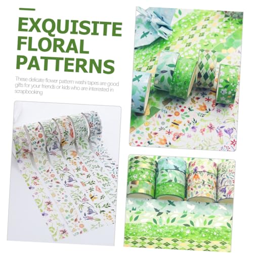 LIFKOME 12 Rollen Washi Tape mit Frühlingsblumen muster Dekorative Klebebänder für Scrapbooking Journaling und Geschenkverpackung Selbstklebend Vielseitig für DIY Handwerk und Planer LIFKOME 12 Rollen Washi Tape mit Frühlingsblumen muster Dekorative Klebebänder für Scrapbooking Journaling und Geschenkverpackung Selbstklebend Vielseitig für DIY Handwerk und Planer von LIFKOME