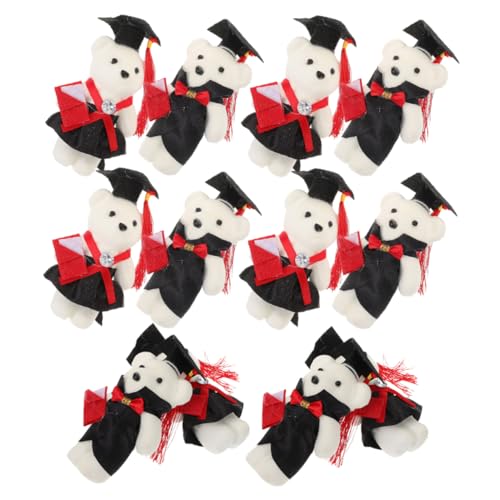 LIFKOME 12 Stück Absolventen Doktorand Abschlusskindergarten Mini Abschluss Strauß Bär ausgestopftes Bärenspielzeug Abschluss Plüschtier Bär für Blumenstrauß Vlies LIFKOME 12 Stück Absolventen Doktorand Abschlusskindergarten Mini Abschluss Strauß Bär ausgestopftes Bärenspielzeug Abschluss Plüschtier Bär für Blumenstrauß Vlies von LIFKOME
