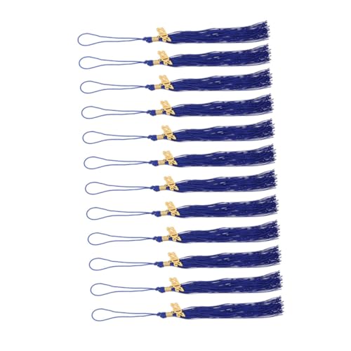 LIFKOME 12 Stück Doktorhut Quasten Anhänger Abschlussfeier Dekoration Blau DIY Bastelset für Absolventen Geschenk Erinnerungsstück LIFKOME 12 Stück Doktorhut Quasten Anhänger Abschlussfeier Dekoration Blau DIY Bastelset für Absolventen Geschenk Erinnerungsstück von LIFKOME