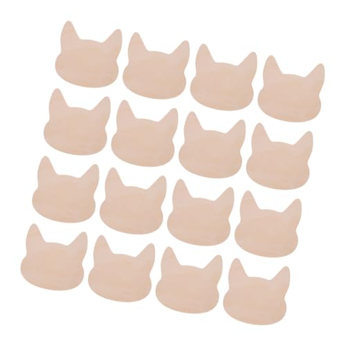 LIFKOME 12 Stück Katzenkopf Aus Holz Katzenkopfausschnitt Tierausschnitte Leer Tierisches Handwerk Aufbewahrungspapier Für Ohrstecker Und Ohrringe Schwarzer Katzenausschnitt Beige Hölzern LIFKOME 12 Stück Katzenkopf Aus Holz Katzenkopfausschnitt Tierausschnitte Leer Tierisches Handwerk Aufbewahrungspapier Für Ohrstecker Und Ohrringe Schwarzer Katzenausschnitt Beige Hölzern von LIFKOME