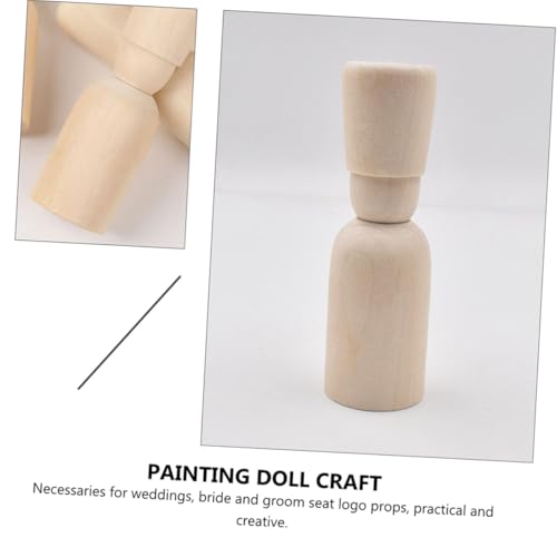 LIFKOME 12 Stück Teiliges DIY Holzfiguren für Bemalen Naturfarbene Holzpuppen Handwerkliche Bastelaccessoires Pädagogisch Wertvoll Sicher und Glatt LIFKOME 12 Stück Teiliges DIY Holzfiguren für Bemalen Naturfarbene Holzpuppen Handwerkliche Bastelaccessoires Pädagogisch Wertvoll Sicher und Glatt von LIFKOME