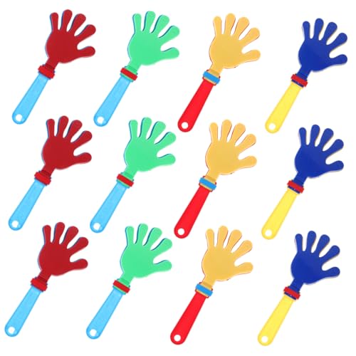 LIFKOME 12 Stück Teiliges Kunststoff Hand Clapper Bunte Klatschgeräte für Leichte Handhabung Sichere Party Mitgebsel Geschenk für Jungen Mädchen Ab Jahren Zufällige Farbe LIFKOME 12 Stück Teiliges Kunststoff Hand Clapper Bunte Klatschgeräte für Leichte Handhabung Sichere Party Mitgebsel Geschenk für Jungen Mädchen Ab Jahren Zufällige Farbe von LIFKOME