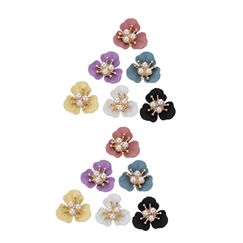 LIFKOME 12 Stück Teiliges Nagelsticker Dreiblättrigen Perlen blumen in Schwarz Weiß Gelb und DIY Maniküre Zubehör für Kreative Nail Art Dekoration LIFKOME 12 Stück Teiliges Nagelsticker Dreiblättrigen Perlen blumen in Schwarz Weiß Gelb und DIY Maniküre Zubehör für Kreative Nail Art Dekoration von LIFKOME