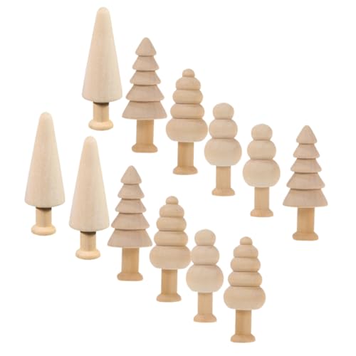 LIFKOME 12 Stück Teiliges Unbemalte Holz Weihnachtsbaum Figuren DIY Basteln Weihnachtsdeko Desktop Xmas Party Ornament für Kreative Weihnachtsdekoration LIFKOME 12 Stück Teiliges Unbemalte Holz Weihnachtsbaum Figuren DIY Basteln Weihnachtsdeko Desktop Xmas Party Ornament für Kreative Weihnachtsdekoration von LIFKOME