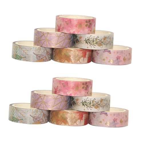 LIFKOME 12 Stück Teiliges Washi Tape Japanischer Stil DIY Scrapbook Klebeband Buntes Abreißbares Papierklebeband für Planer Tagebuch und Bastelprojekte Leicht Klebend und Rückstandsfrei LIFKOME 12 Stück Teiliges Washi Tape Japanischer Stil DIY Scrapbook Klebeband Buntes Abreißbares Papierklebeband für Planer Tagebuch und Bastelprojekte Leicht Klebend und Rückstandsfrei von LIFKOME