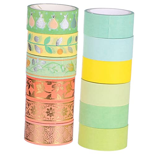 LIFKOME 12Rollen Gold Folie Washi Klebeband Dekoratives Washi Tape Für DIY Scrapbooking Und Journaling Dekorationsband Für Bastelprojekte LIFKOME 12Rollen Gold Folie Washi Klebeband Dekoratives Washi Tape Für DIY Scrapbooking Und Journaling Dekorationsband Für Bastelprojekte von LIFKOME