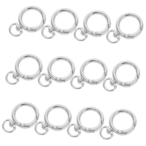 LIFKOME 12Stücke Pack Karabinerhaken mit Drehgelenk Robuste Legierung für Schlüsselanhänger Taschen und DIY Projekte Elegantes Finish für Stilvolle Organisation LIFKOME 12Stücke Pack Karabinerhaken mit Drehgelenk Robuste Legierung für Schlüsselanhänger Taschen und DIY Projekte Elegantes Finish für Stilvolle Organisation von LIFKOME