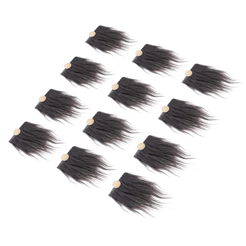 LIFKOME 12sätze DIY Pre-Cut GNOME Beard Kunstfell Mit Holzperlen Teiliges Für Kreative Bastelprojekte Für Feiertagsdekoration Und Kostümpartys von LIFKOME