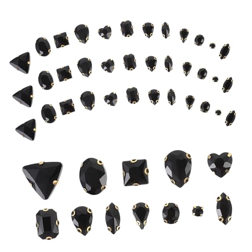 LIFKOME 130 Stück Claw Rhinestones Dekorative Rhinestone Accessoires für DIY Projekte für Kleidung und Handarbeiten für Bastelarbeiten von LIFKOME