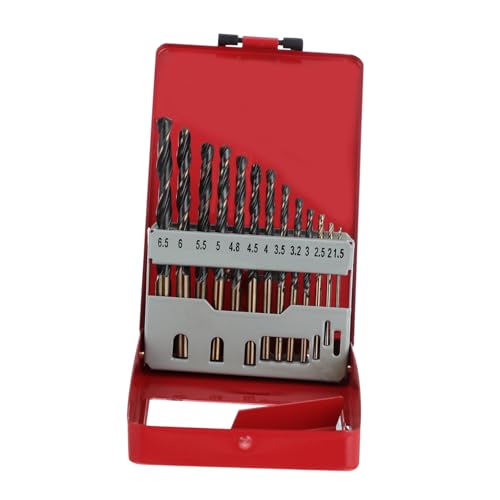 LIFKOME 13Stücke Teiliges Bohrer Hartmetall Spiralbohrer für Hochwertige Verschleißfeste Bohrzubehör für Heimwerker und Profis LIFKOME 13Stücke Teiliges Bohrer Hartmetall Spiralbohrer für Hochwertige Verschleißfeste Bohrzubehör für Heimwerker und Profis von LIFKOME