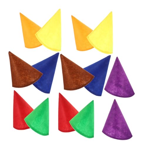 LIFKOME 14 Stück Teiliges Filz Zwergenhüte Bunte Kegelhüte Lustige Partyhüte für Erwachsene und Bequem für Halloween Geburtstagsfeiern und Weihnachtskostüme LIFKOME 14 Stück Teiliges Filz Zwergenhüte Bunte Kegelhüte Lustige Partyhüte für Erwachsene und Bequem für Halloween Geburtstagsfeiern und Weihnachtskostüme von LIFKOME