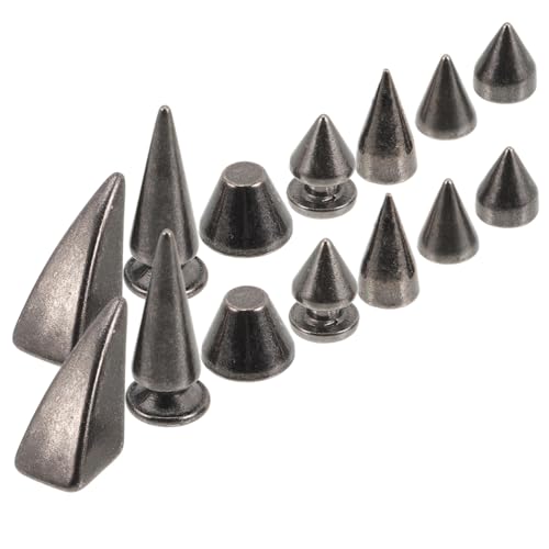 LIFKOME 14 Stück Teiliges Punk Nieten Metall Schraubnieten DIY Spikes für Leder Gürtel Schuhe Jacken Langlebige Leichte Ziernieten für Individuelle Rock Vintage bekleidung LIFKOME 14 Stück Teiliges Punk Nieten Metall Schraubnieten DIY Spikes für Leder Gürtel Schuhe Jacken Langlebige Leichte Ziernieten für Individuelle Rock Vintage bekleidung von LIFKOME