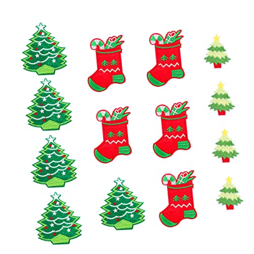 LIFKOME 14 Stück Teiliges Weihnachts Patch zum Aufbügeln mit Niedlichen Cartoon Applikationen Bestickte Stoffaufkleber für Kleidung Rucksäcke und DIY Dekoration Langlebig und Farbenfroh LIFKOME 14 Stück Teiliges Weihnachts Patch zum Aufbügeln mit Niedlichen Cartoon Applikationen Bestickte Stoffaufkleber für Kleidung Rucksäcke und DIY Dekoration Langlebig und Farbenfroh von LIFKOME