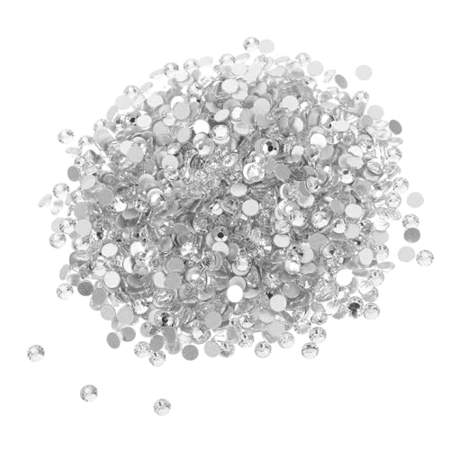 LIFKOME 1440 Stück Mehrzweck-glas-strasssteine: 3,8–4,0 Mm, Flache Runde Steine ​​– Diy-verzierungsset – Bastel-edelsteine ​​für Schuhe Und Nageldesigns von LIFKOME