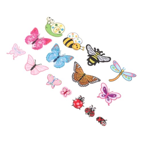 LIFKOME 15 Stück Teiliges Bestickte Schmetterlings Patches aus Vielseitige Bügelflicken für Kleidung Jeans Taschen Shirts und Dekorative Applikationen Langlebig und Hautfreundlich LIFKOME 15 Stück Teiliges Bestickte Schmetterlings Patches aus Vielseitige Bügelflicken für Kleidung Jeans Taschen Shirts und Dekorative Applikationen Langlebig und Hautfreundlich von LIFKOME