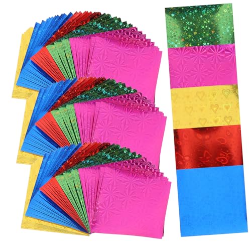 LIFKOME 150 Stück Origami Papier Quadratisch Doppelseitig DIY Bastelpapier für Origami Faltpapier für Handarbeiten Papierkraniche Faltkunst Anfänger und Bastelprojekte von LIFKOME