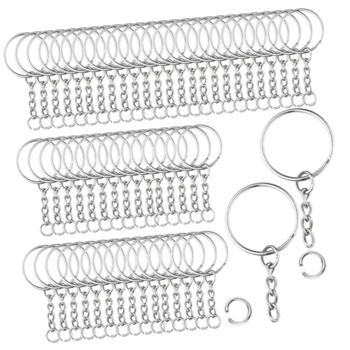 LIFKOME 150Stücke Schlüsselanhänger Ringe mit Schraubennadeln für DIY Bastelprojekte Robustes Zubehör zur Herstellung von Schlüsselanhängern und Schmuckteilen LIFKOME 150Stücke Schlüsselanhänger Ringe mit Schraubennadeln für DIY Bastelprojekte Robustes Zubehör zur Herstellung von Schlüsselanhängern und Schmuckteilen von LIFKOME