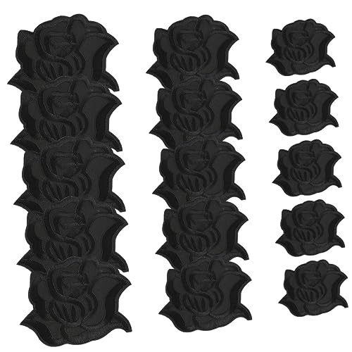 LIFKOME 15Stücke Teiliges Blumenstickerei Patches für DIY Kleidung Aufbügelbare Flicken zur Reparatur und Dekoration Große Mittlere und Kleine Applikationen von LIFKOME