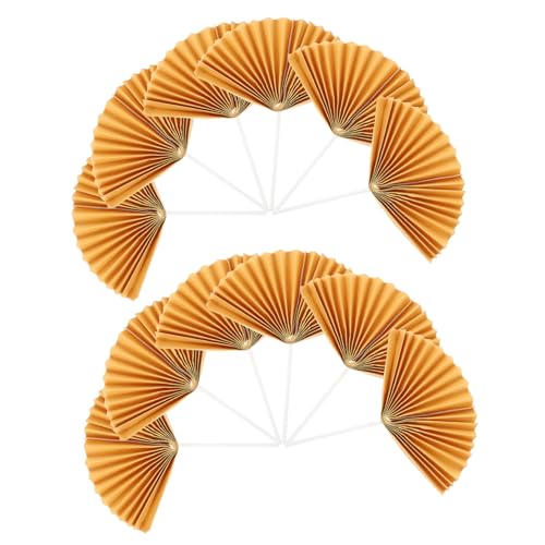 LIFKOME 16 Stück Teiliges Cake Picks Goldfarbene Papierfächer Tortendeko Geburtstagsdeko Cupcake Topper Festlich für Hochzeit Party Kuchen Verzierung LIFKOME 16 Stück Teiliges Cake Picks Goldfarbene Papierfächer Tortendeko Geburtstagsdeko Cupcake Topper Festlich für Hochzeit Party Kuchen Verzierung von LIFKOME