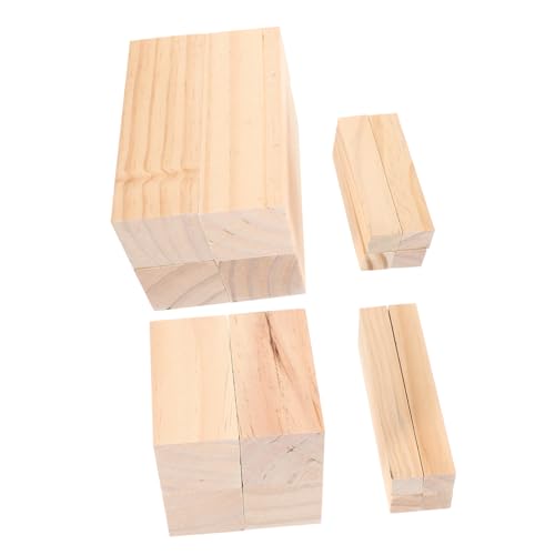 LIFKOME 16 Stück Teiliges Holzklötzchen zum Schnitzen und Basteln Unbehandelte Holzsäulen aus Langlebigem Lindenholz für Anfänger und Kreative DIY projekte Verschiedene LIFKOME 16 Stück Teiliges Holzklötzchen zum Schnitzen und Basteln Unbehandelte Holzsäulen aus Langlebigem Lindenholz für Anfänger und Kreative DIY projekte Verschiedene von LIFKOME