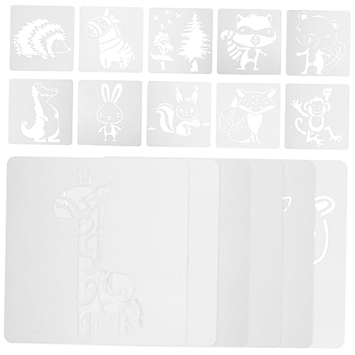 LIFKOME 16Stücke Teiliges Und Zeichenschablonen Wiederverwendbare DIY Schablonen Für Tiermotive Bastelideen Für Jungen Für Karten Stoffen LIFKOME 16Stücke Teiliges Und Zeichenschablonen Wiederverwendbare DIY Schablonen Für Tiermotive Bastelideen Für Jungen Für Karten Stoffen von LIFKOME