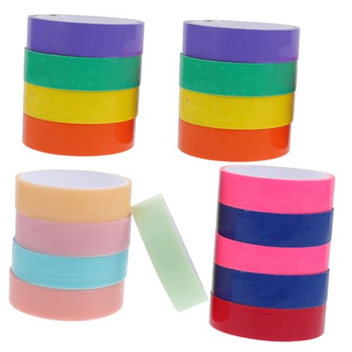 LIFKOME 18 Rollen Klebeband bälle Bunt Selbstklebende Flexible Haftstreifen zum Entspannen und Basteln Transparentes Kunststoff material Handliche für Stressabbauendes und Originelles DIY LIFKOME 18 Rollen Klebeband bälle Bunt Selbstklebende Flexible Haftstreifen zum Entspannen und Basteln Transparentes Kunststoff material Handliche für Stressabbauendes und Originelles DIY von LIFKOME