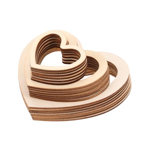 LIFKOME 18 Stück Teiliges Herzförmiges Holzrahmen DIY Bastelringe Natürliche Holzkränze für Makramee Leichtes Crafting Zubehör zur Wanddekoration und Dekoration Herstellung LIFKOME 18 Stück Teiliges Herzförmiges Holzrahmen DIY Bastelringe Natürliche Holzkränze für Makramee Leichtes Crafting Zubehör zur Wanddekoration und Dekoration Herstellung von LIFKOME