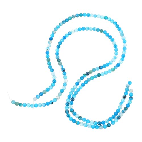 LIFKOME 180 Stück Natürliche Gestreifte Quarz Perlen Rund Lose Edelstein Schmuckperlen DIY Bastelset Armbänder Halsketten Herstellung für Erwachsene Kreative Handarbeiten von LIFKOME