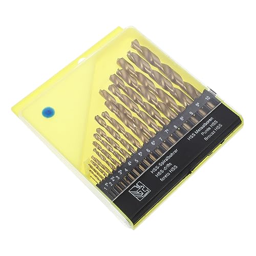LIFKOME 19 Teiliges Bohrer Set Hochgeschwindigkeitsstahl Verschleißfest Verdrehte Spiralbohrer mit Geradem Schaft für Präzises Metallbohren Robustes Twist Drill Bit Kit für LIFKOME 19 Teiliges Bohrer Set Hochgeschwindigkeitsstahl Verschleißfest Verdrehte Spiralbohrer mit Geradem Schaft für Präzises Metallbohren Robustes Twist Drill Bit Kit für von LIFKOME