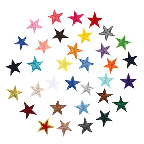 LIFKOME 1Packung Aufnäher Zum Aufbügeln Sterne Verschiedenen Farben Bestickte Patches Für Kleidung Und Rucksäcke Einfach Anzubringen Für DIY Projekte LIFKOME 1Packung Aufnäher Zum Aufbügeln Sterne Verschiedenen Farben Bestickte Patches Für Kleidung Und Rucksäcke Einfach Anzubringen Für DIY Projekte von LIFKOME