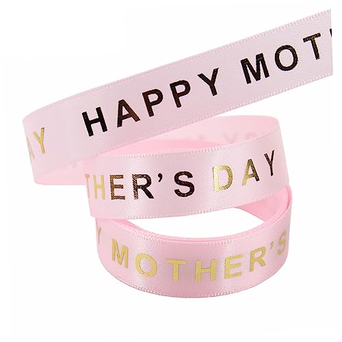 LIFKOME 1Rolle Exquisites DIY Geschenkverpackungsband Yards Muttertag Dekorationsband Breit für Hochzeiten Partys und Projekte Langlebig und Farbenfroh von LIFKOME