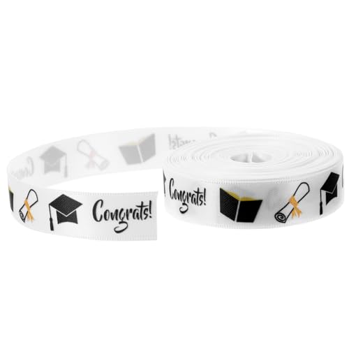 LIFKOME 1Rolle Graduierungsband Für Yards DIY Geschenkverpackungsband Dekoratives Band Verschiedenen Farben Für Hochzeiten Partys Und Bastelprojekte von LIFKOME