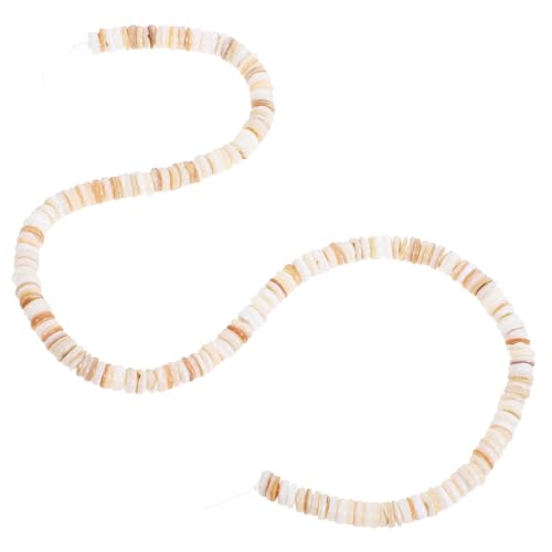 LIFKOME 1Rolle Natürliche Muschelperlen für DIY Schmuck Runde Disk Beads Mixed Colors für Armbänder Kreative Projekte pro Strang von LIFKOME
