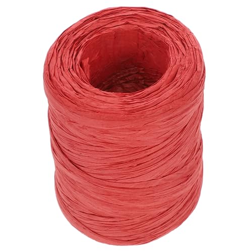 LIFKOME 1Rolle Raffia Papierseil DIY Geschenkband Für Dekorationen Zum Verpacken Basteln Für Partys Um Und Weinflaschen Zu Gestalten von LIFKOME
