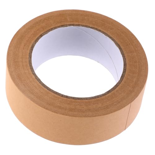 LIFKOME 1Rolle Selbstklebendes Kraftpapier Klebeband Beschreibbar Abreißbar für Kartonverpackungen Umweltfreundliches Versanddichtband Vielseitig von LIFKOME