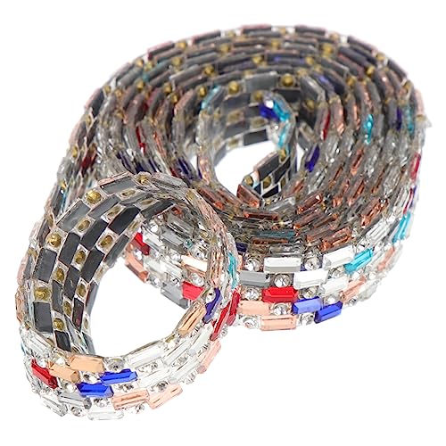 LIFKOME 1 Rolle Selbstklebende Strassbänder Bling-strass-rolle Diy-kleidungshandwerk LIFKOME 1 Rolle Selbstklebende Strassbänder Bling-strass-rolle Diy-kleidungshandwerk von LIFKOME