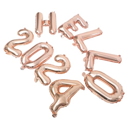LIFKOME 1Satz Aluminiumfolienballons Für Neujahrsfeier Dekoration Für Feste Partys Und Besondere Anlässe von LIFKOME