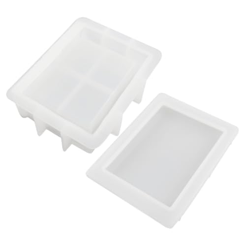 LIFKOME 1Satz Buchförmige Silikonform DIY Speicherbox für Schmuck und Perlen für Epoxidharz Gießen Einfach zu Handhaben Robust und Langlebig Perfektes von LIFKOME