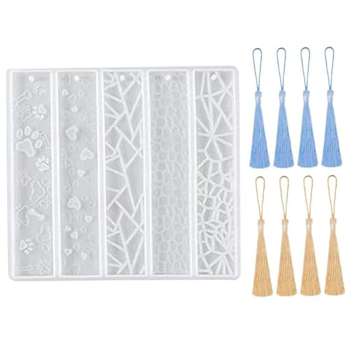 LIFKOME 1Satz DIY Silikon Lesezeichen Form Mit Quasten Lesezeichen Silikonmould Für Epoxidharz Projekte Für Individuelles Lesezeichenhandwerk LIFKOME 1Satz DIY Silikon Lesezeichen Form Mit Quasten Lesezeichen Silikonmould Für Epoxidharz Projekte Für Individuelles Lesezeichenhandwerk von LIFKOME