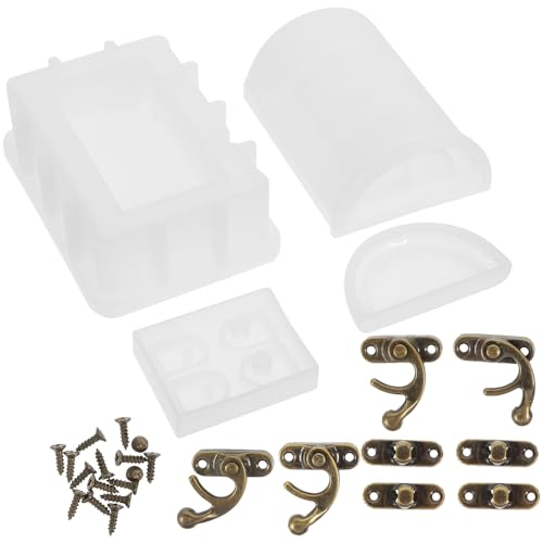 LIFKOME 1Satz DIY Silikonform für Schatztruhe Epoxidharz Gießform für Schmuckboxen und Aufbewahrung Wiederverwendbar Kinderfreundlich Praktische Geschenkidee für Bastelprojekte von LIFKOME
