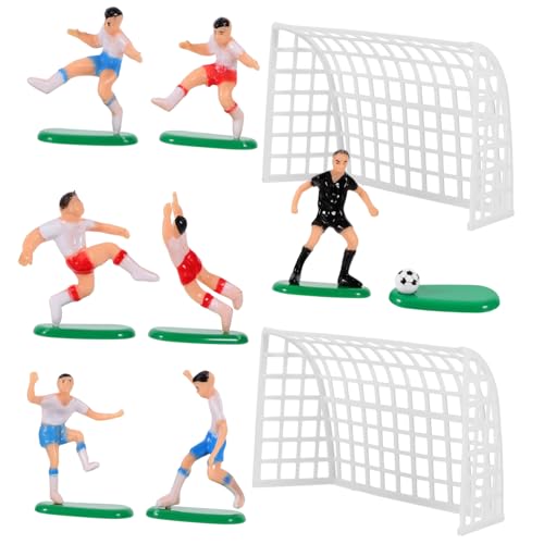 LIFKOME 1Satz Fußballteam Kuchenverzierungen Teilig mit Spielern und Schiedsrichter für Fußballpartys Geburtstagsfeiern und Besondere Anlässe Hochwertige von LIFKOME