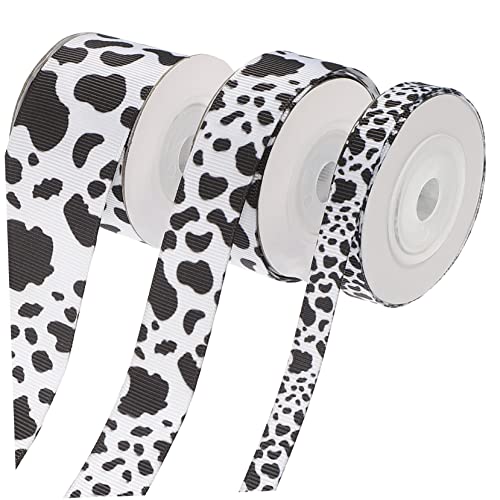 LIFKOME 1Satz Grosgrain Bänder Mit Kuhdruck DIY Verpackungsband Für Und Party Dekorationen Langlebig Und Vielseitig Einsetzbar von LIFKOME