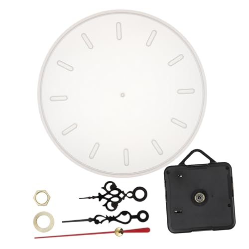 LIFKOME 1Satz Manuelle Epoxidharz Uhrform Runde Tischdekoration für DIY Zeiger Wanduhr Gießform für Schmuckherstellung und Bastelprojekte von LIFKOME